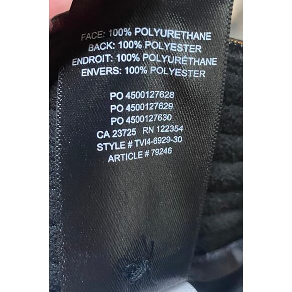 Aritzia Wilfred Funk High Rise Vegan Patent Leather Pants Glossy Black Womens 0 - Picture 9 of 9